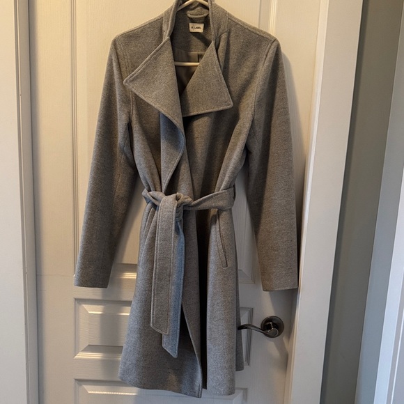 The Reset’s R - Label Gray wool Belted Coat - Picture 1 of 4